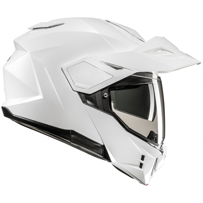 HJC i80 Solid preklopna motociklistička kaciga biserno bijela