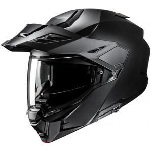 Motociklistička kaciga na preklop HJC i80 Solid Semi Flat crna