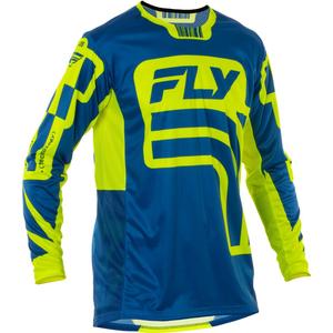 Motocross dres FLY Racing Lite Lancer plavo-fluo žuti