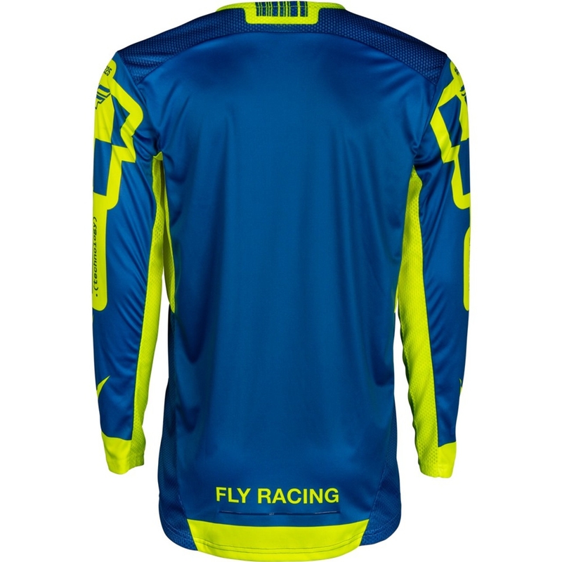 Motocross dres FLY Racing Lite Lancer plavo-fluo žuti