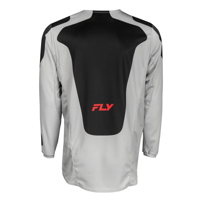 Motocross dres FLY Racing Kinetic Sym sivo-crveno-crni