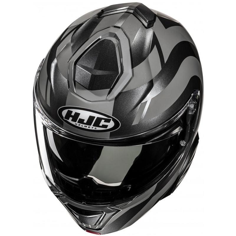 Motociklistička kaciga na preklop HJC i91 Arven MC5 sivo-crna