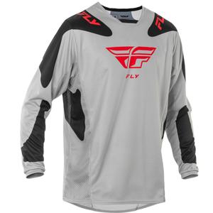 Motocross dres FLY Racing Kinetic Sym sivo-crveno-crni