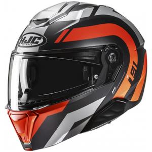 HJC i91 Arven MC6HSF motociklistička kaciga na preklop crno-sivo-narančasta