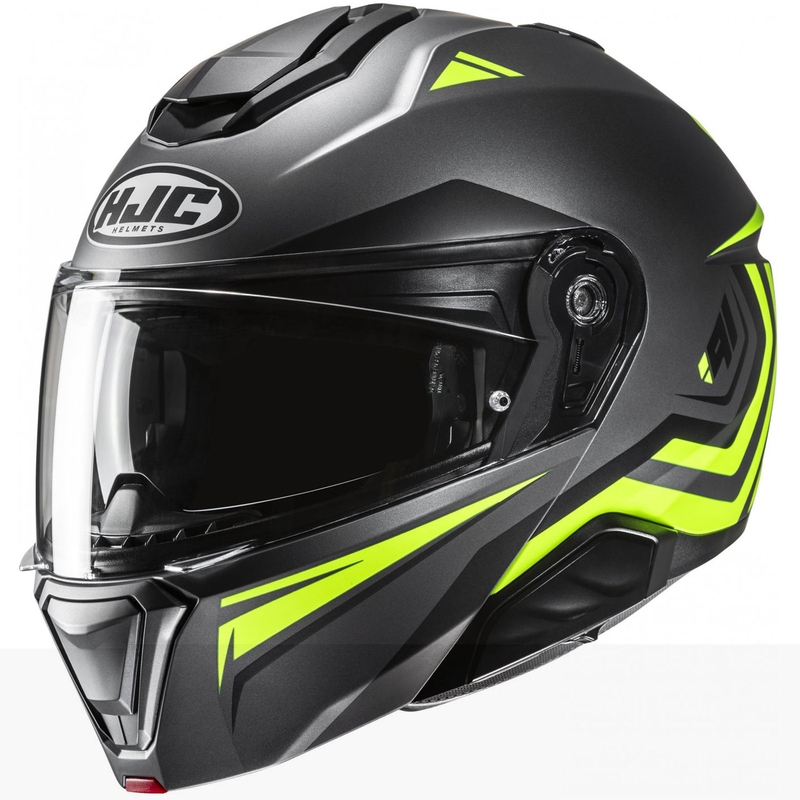 HJC i91 Tricus MC3HSF motociklistička kaciga na preklop crno-fluo žuta