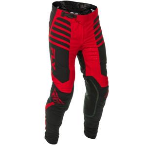 Motocross hlače FLY Racing Lite crno-crvene