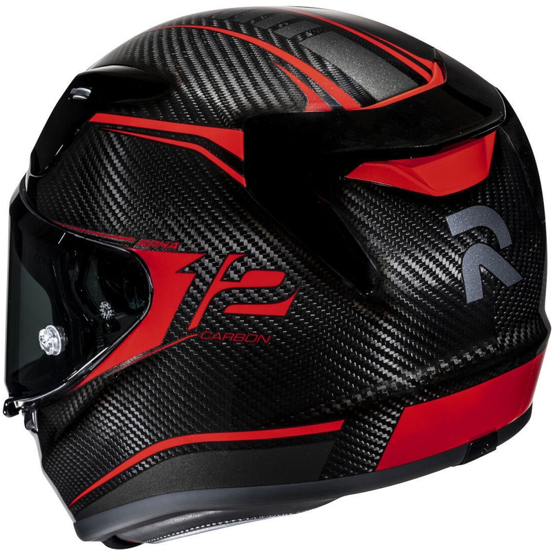 Integralna motociklistička kaciga HJC RPHA 12 CARBON Keres MC1 crno-crvena