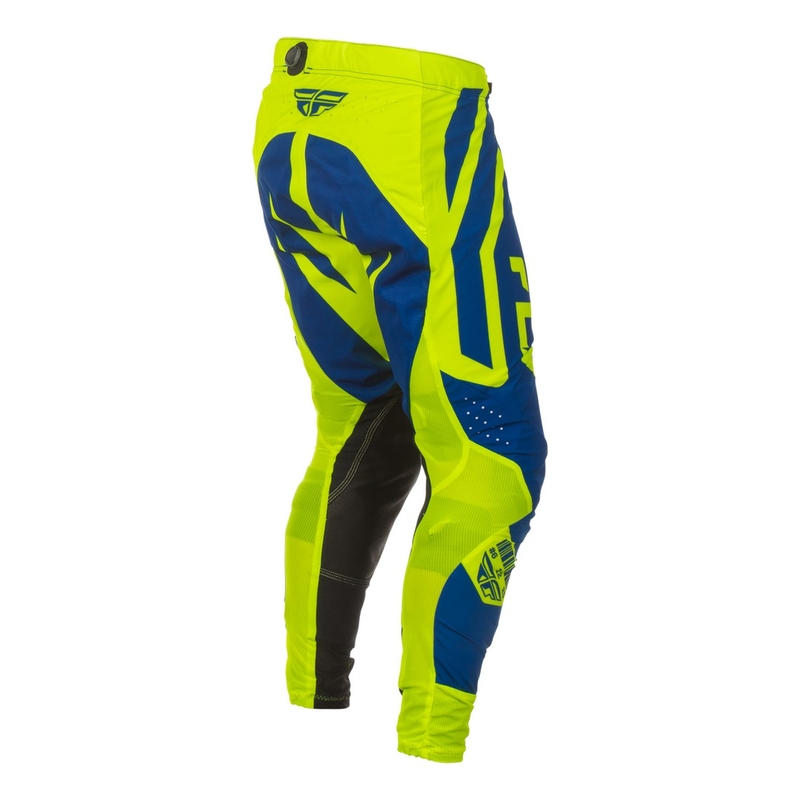 Motocross hlače FLY Racing Lite Lancer plavo-fluo žute