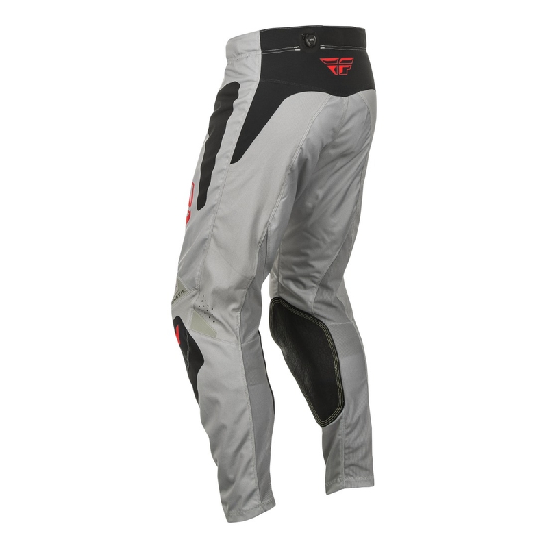 Motocross hlače FLY Racing Kinetic Sym sivo-crveno-crne