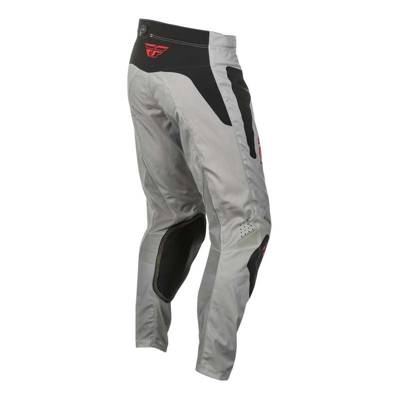 Motocross hlače FLY Racing Kinetic Sym sivo-crveno-crne
