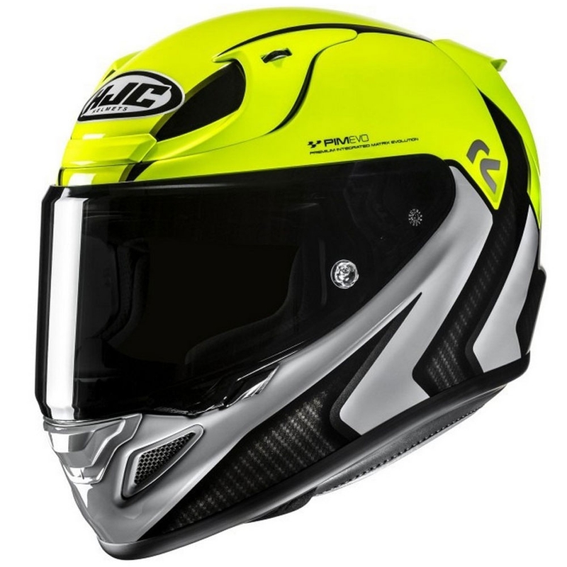 Integralna motociklistička kaciga HJC RPHA 12 Kos MC3H fluo zelena-siva-crna
