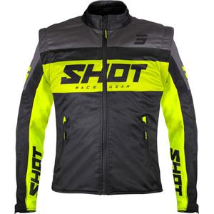 Softshell jakna Shot Softshell Lite crno-fluo žuta