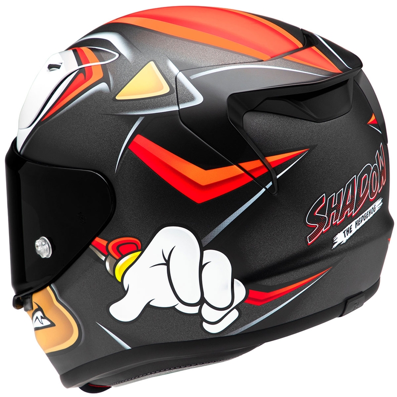 HJC RPHA 12 Shadow The Hedgehog MC1SF motociklistička kaciga s punim licem crno-crveno-narančasta rasprodaja