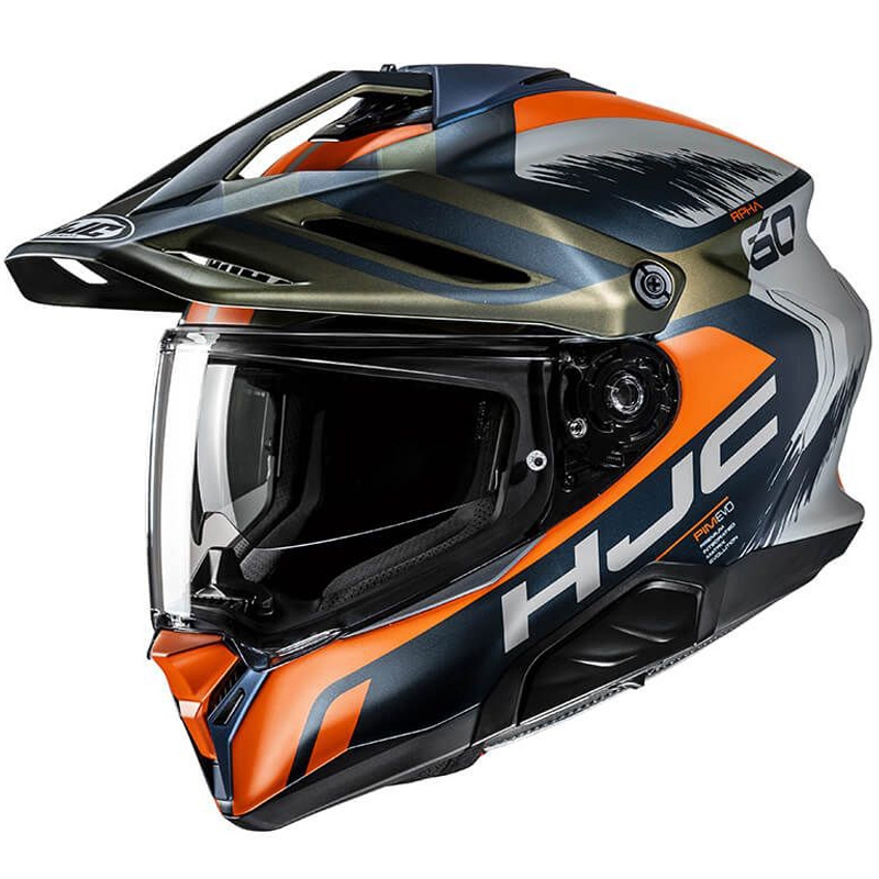 Enduro motociklistička kaciga HJC RPHA 60 Quid MC47SF plavo-sivo-narančasta