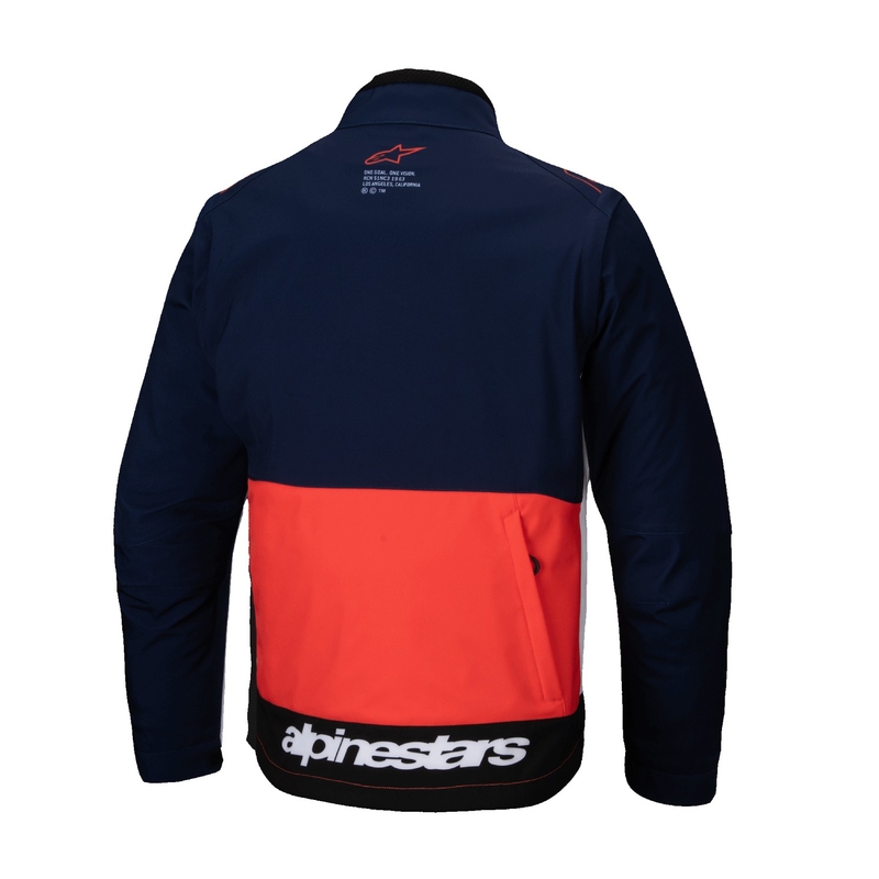 Alpinestars Lite Dura Softshell plavo-narančasto-bijela softshell jakna