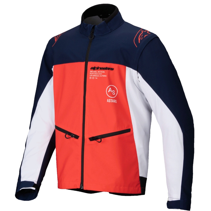Alpinestars Lite Dura Softshell plavo-narančasto-bijela softshell jakna