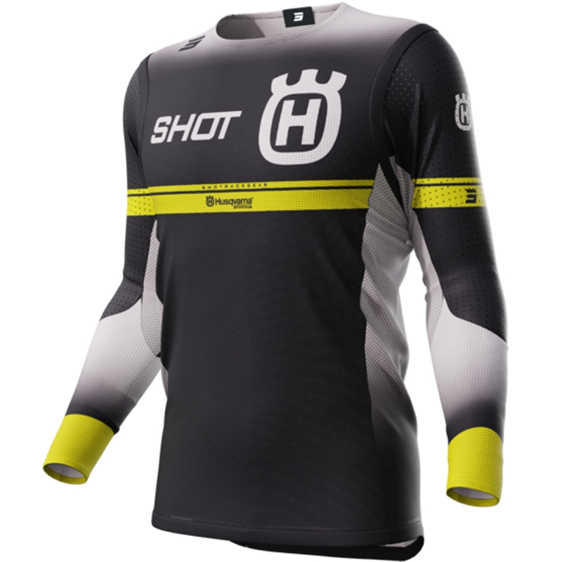 Shot Aerolite Husqvarna LE motocross majica crna prodaja rasprodaja