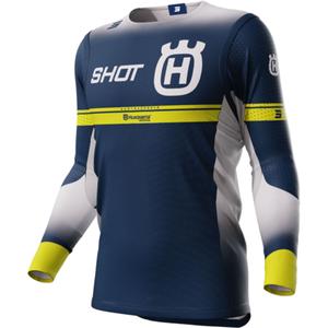 Shot Aerolite Husqvarna LE 2024 Motocross Jersey Blue Rasprodaja