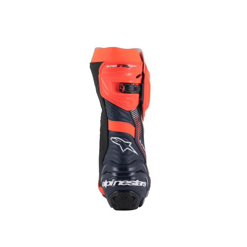 Motorističke čizme Alpinestars Supertech R Vented Limited Edition MM93 Marc Marquez Fluo crveno-plavo-crne
