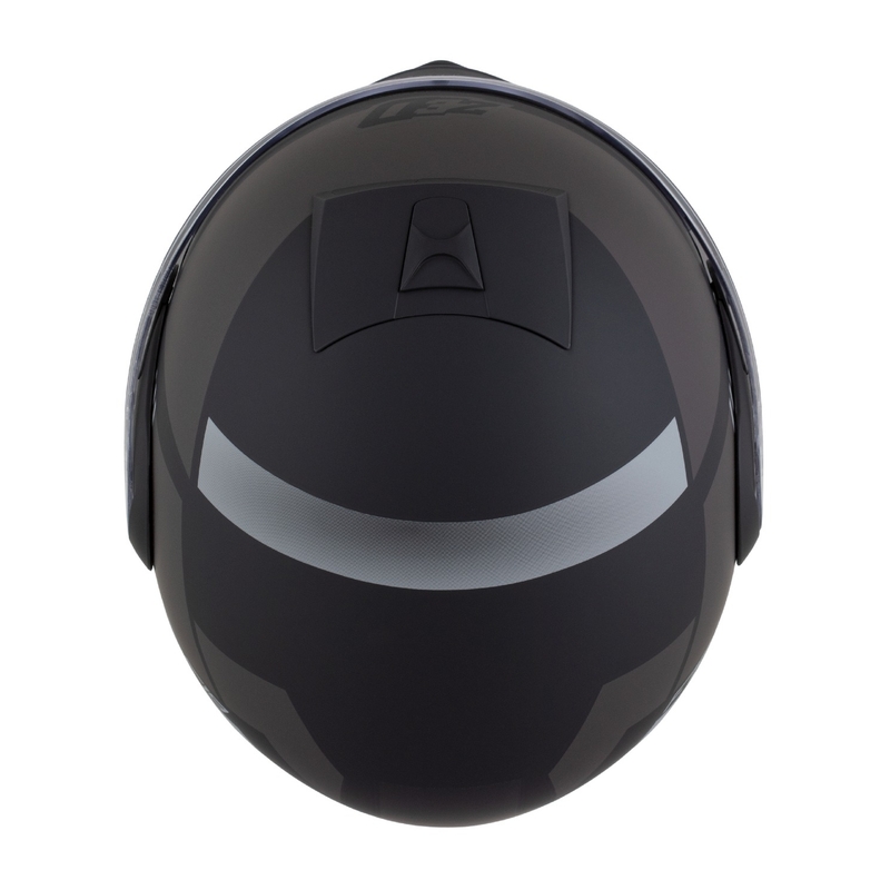 Motociklistička kaciga na preklop ZED F19 mat crno-siva