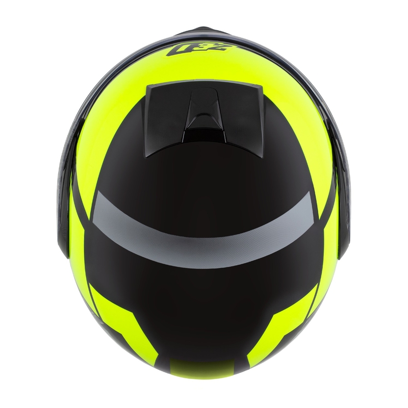 Motociklistička kaciga na preklop ZED F19 crno-fluo žuta