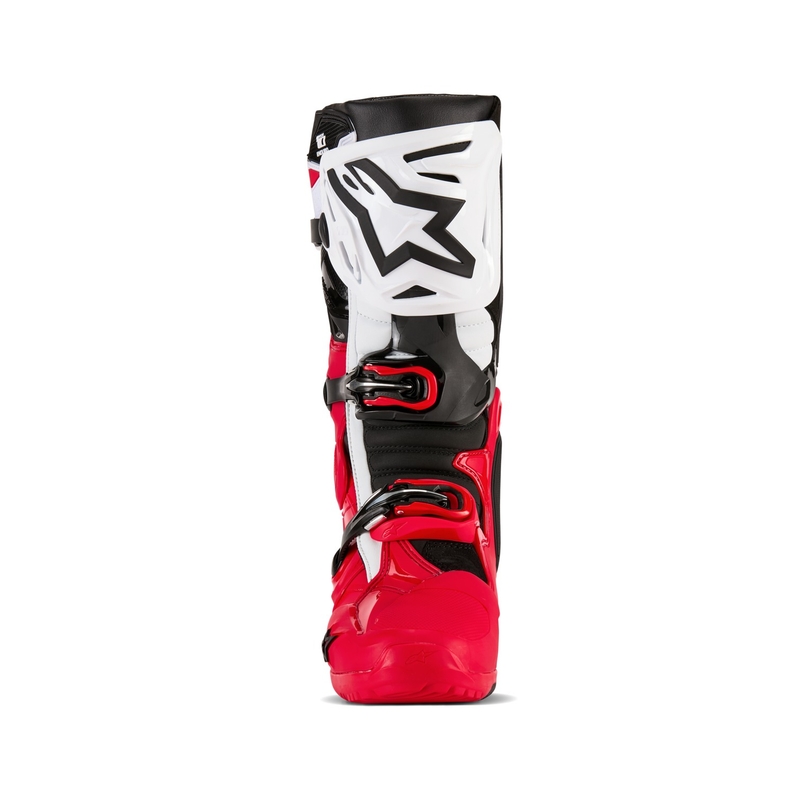 Motorističke čizme Alpinestars Tech 10 Enduro crveno-crno-bijele