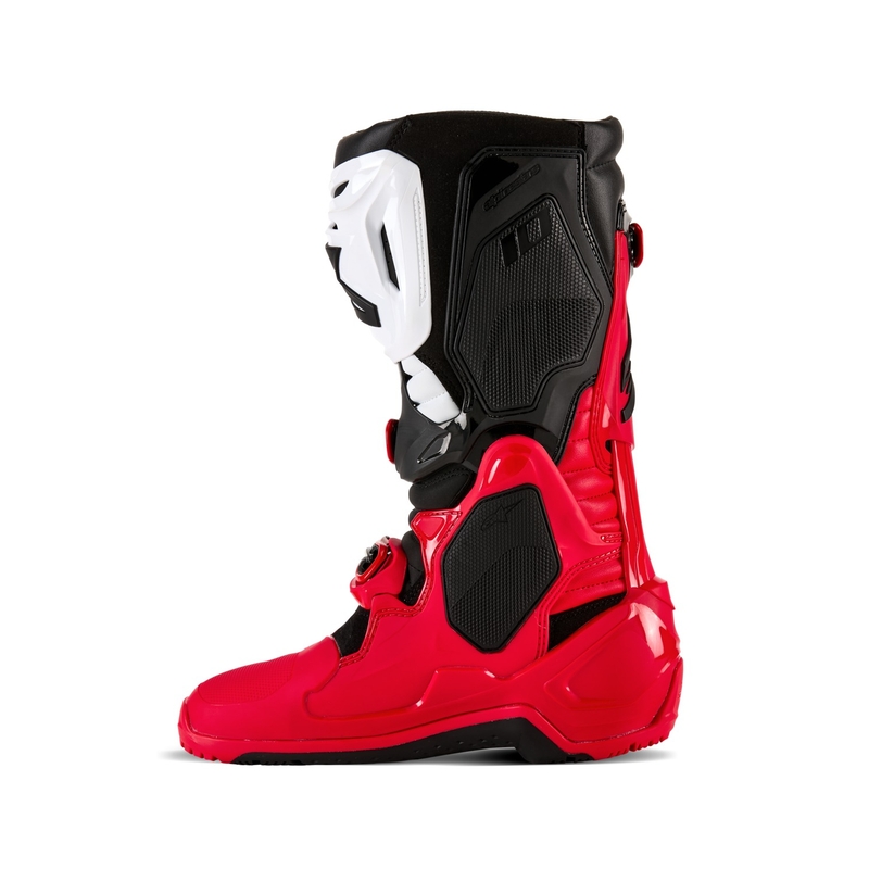 Motorističke čizme Alpinestars Tech 10 Enduro crveno-crno-bijele
