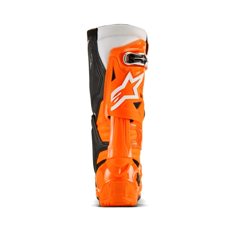 Motorističke čizme Alpinestars Tech 10 Enduro fluo narančasto-crno-bijele