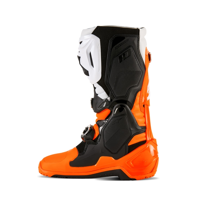 Motorističke čizme Alpinestars Tech 10 Enduro fluo narančasto-crno-bijele