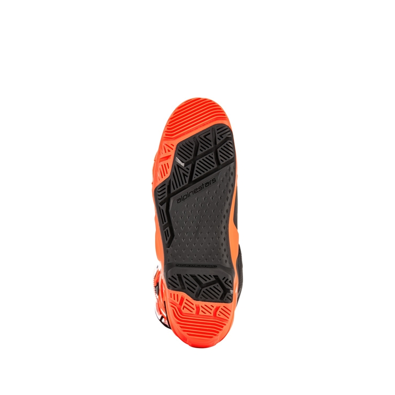 Motorističke čizme Alpinestars Tech 10 Enduro fluo narančasto-crno-bijele
