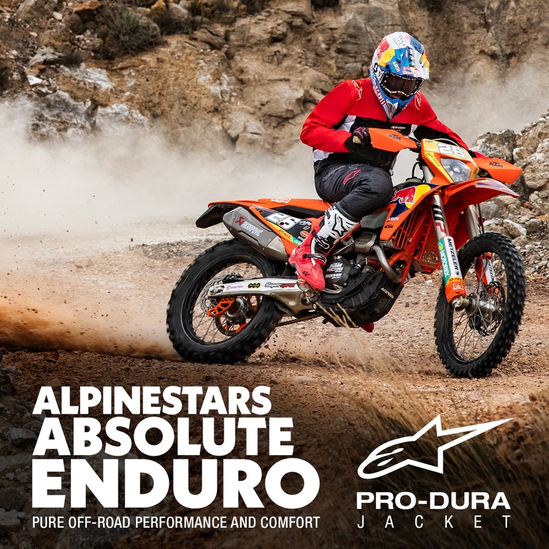 Alpinestars PRO-Dura jakna crno-crveno-bijela