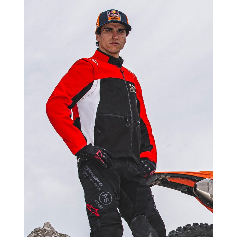 Alpinestars PRO-Dura jakna crno-crveno-bijela