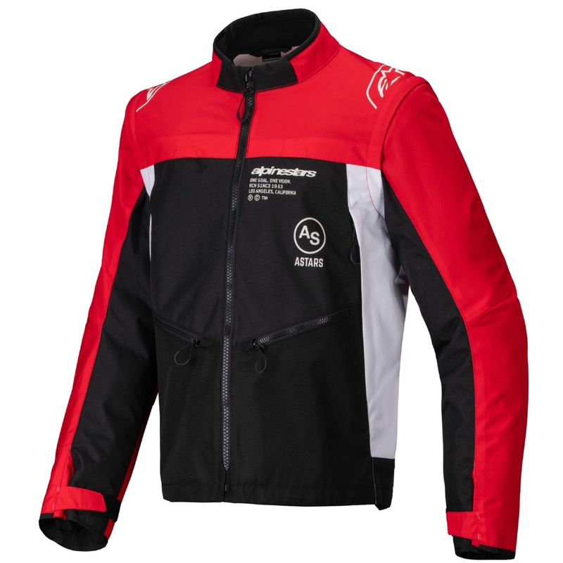 Alpinestars PRO-Dura jakna crno-crveno-bijela