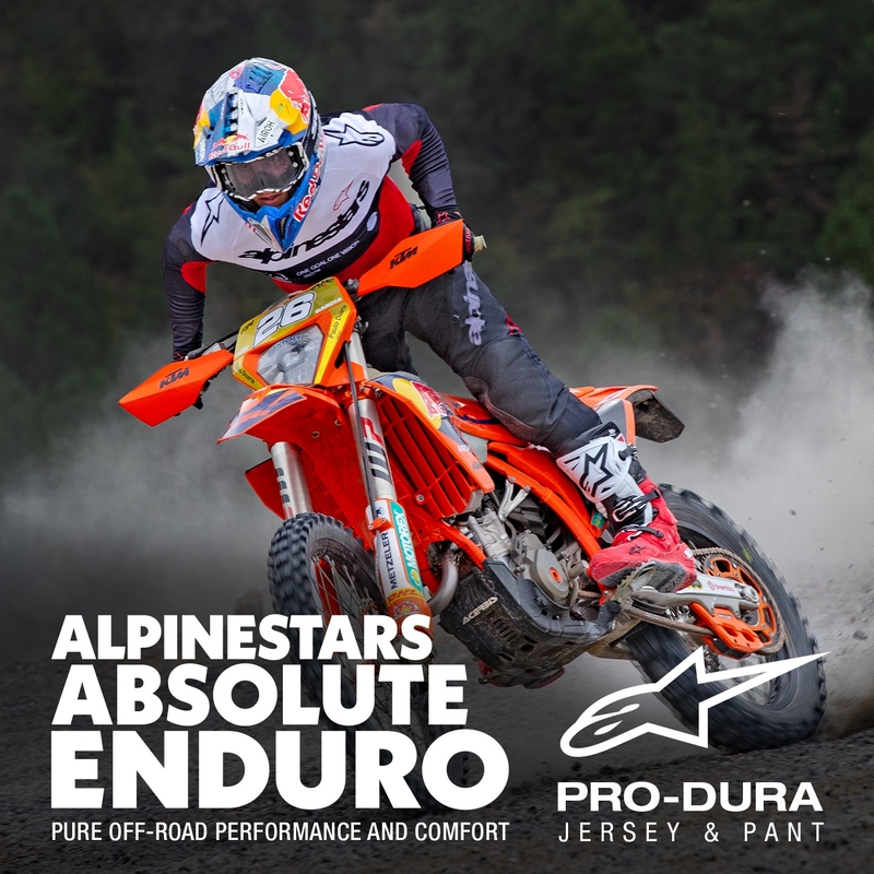 Alpinestars PRO-Dura motocross dres crno-crveno-bijeli