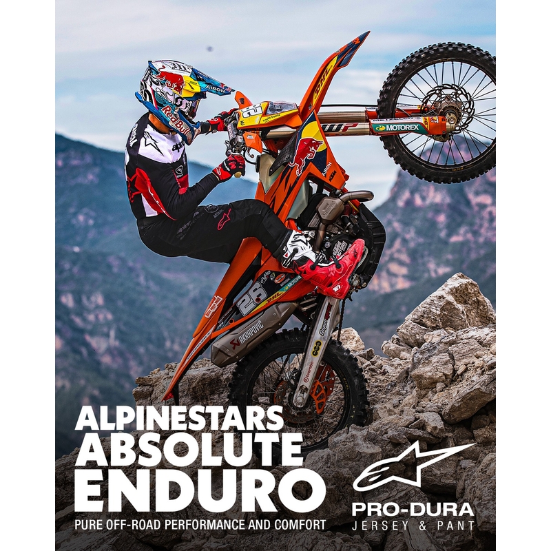 Alpinestars PRO-Dura motocross dres crno-crveno-bijeli