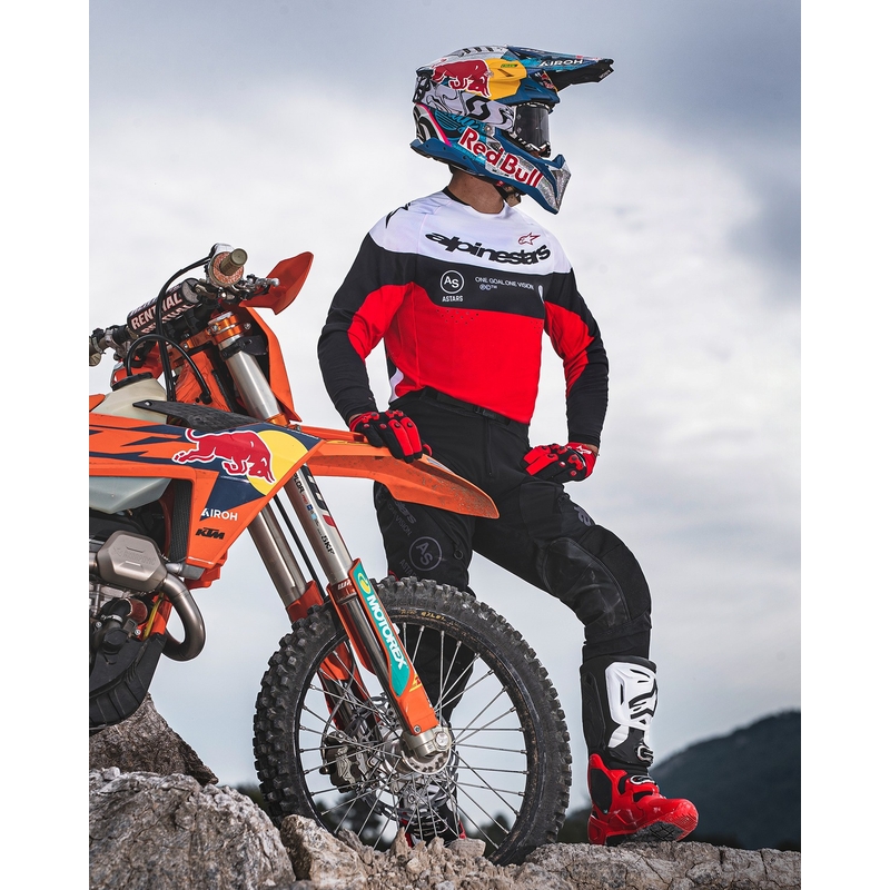 Alpinestars PRO-Dura motocross dres crno-crveno-bijeli