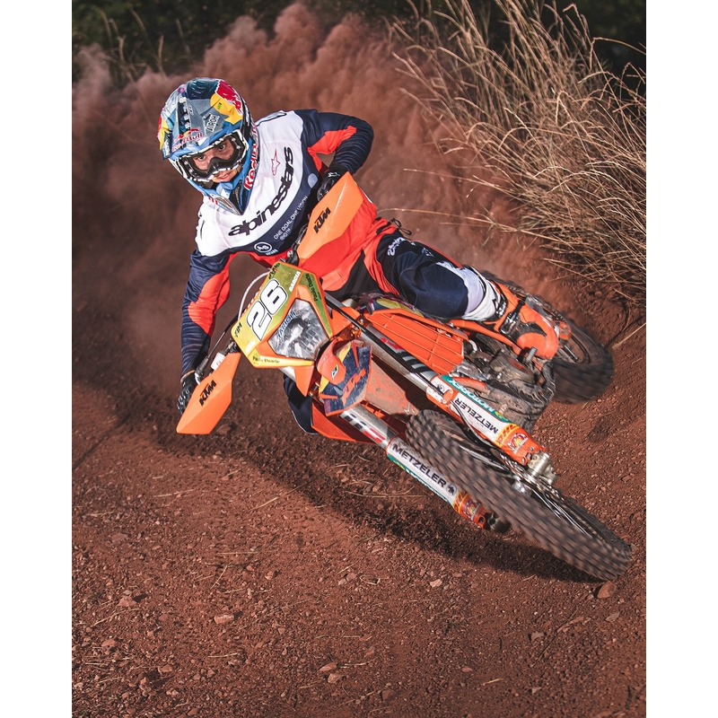 Alpinestars PRO-Dura motocross hlače plavo-narančasto-bijele