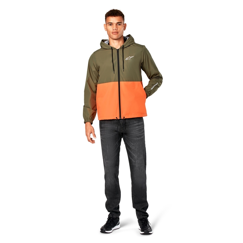 Alpinestars Speeded Windbreaker jakna zeleno-narančasta