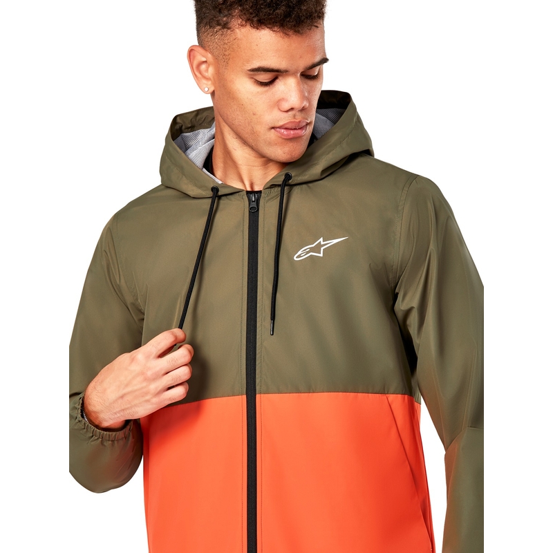Alpinestars Speeded Windbreaker jakna zeleno-narančasta