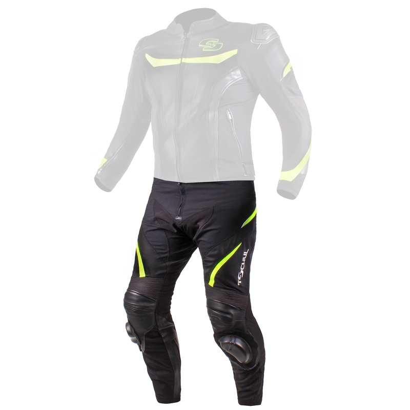 Muške hlače Tschul 875 crno-fluo žute