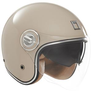 Otvorena motociklistička kaciga Nox Premium Heritage bež