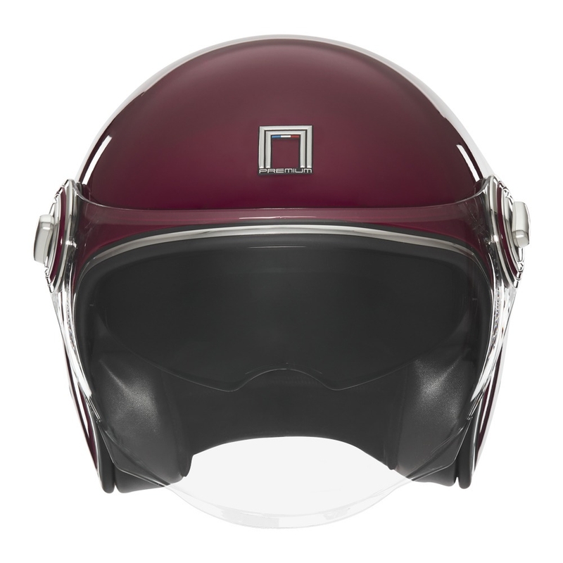 Otvorena motociklistička kaciga NOX PREMIUM Heritage bordeaux