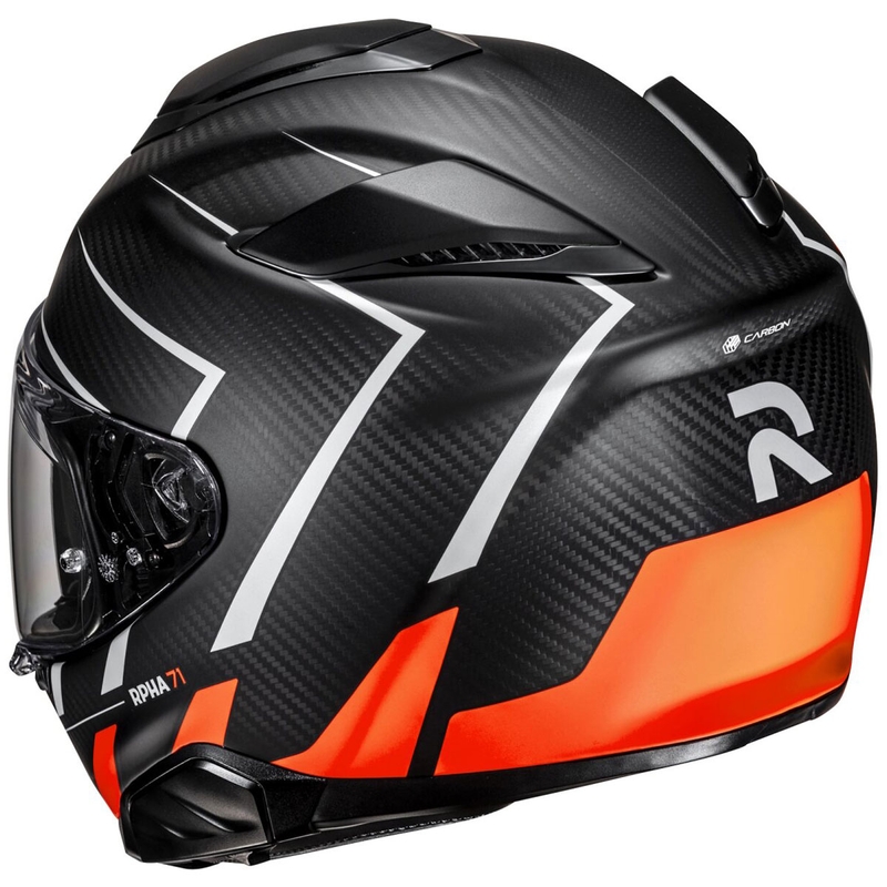Motociklistička kaciga koja pokriva cijelo lice HJC RPHA 71 CARBON Cano MC6HSF crno-narančasta rasprodaja