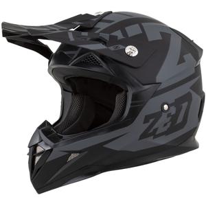 Motocross kaciga ZED X1.9 Targa mat sivo-crna