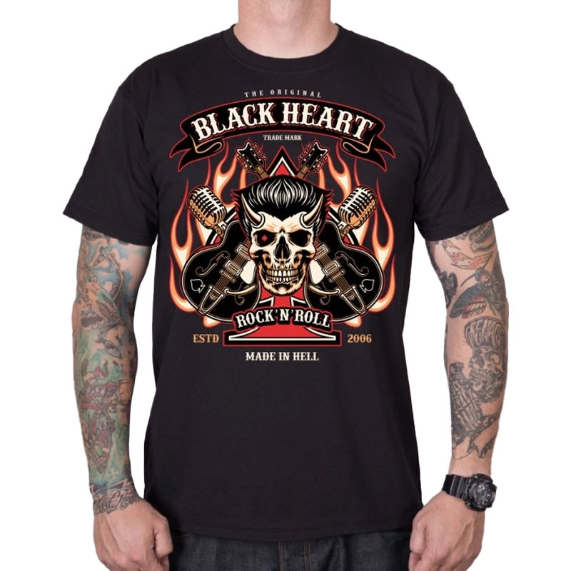 Majica Black Heart HillBilly Boy crna
