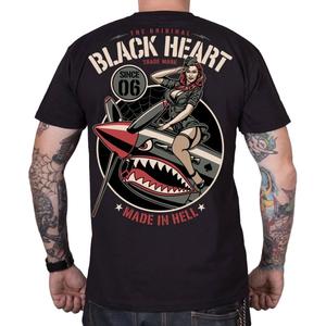 Black Heart Air Fighter majica kratkih rukava crna