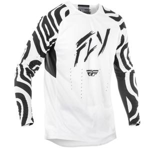 Motocross dres FLY Racing Evolution bijelo-crni