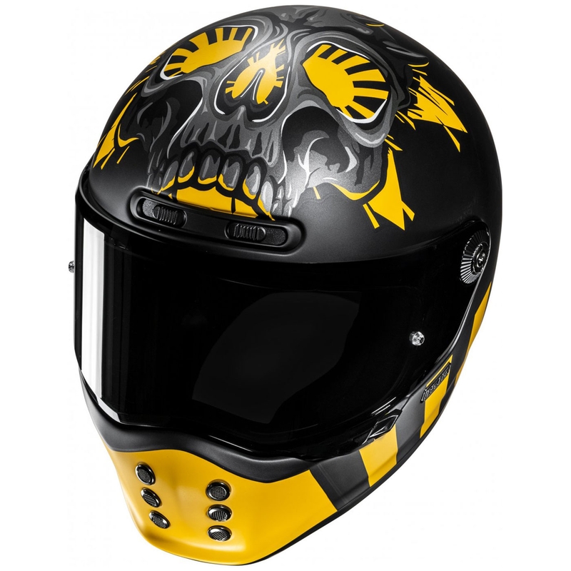 Integralna motociklistička kaciga HJC V10 Crania MC3SF crno-žuta