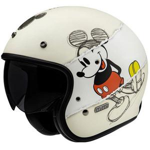 HJC V31 Disney Mickey Sketch MC1SF otvorena motociklistička kaciga bijelo-crna