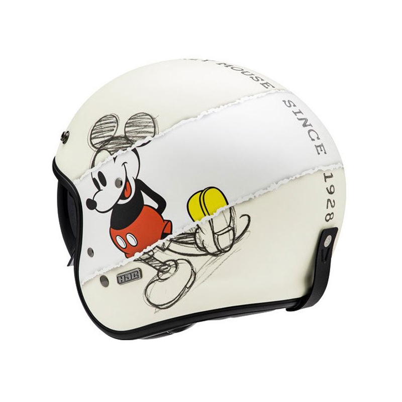 HJC V31 Disney Mickey Sketch MC1SF otvorena motociklistička kaciga bijelo-crna